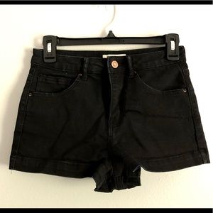 Forever 21 Black Jean Shorts